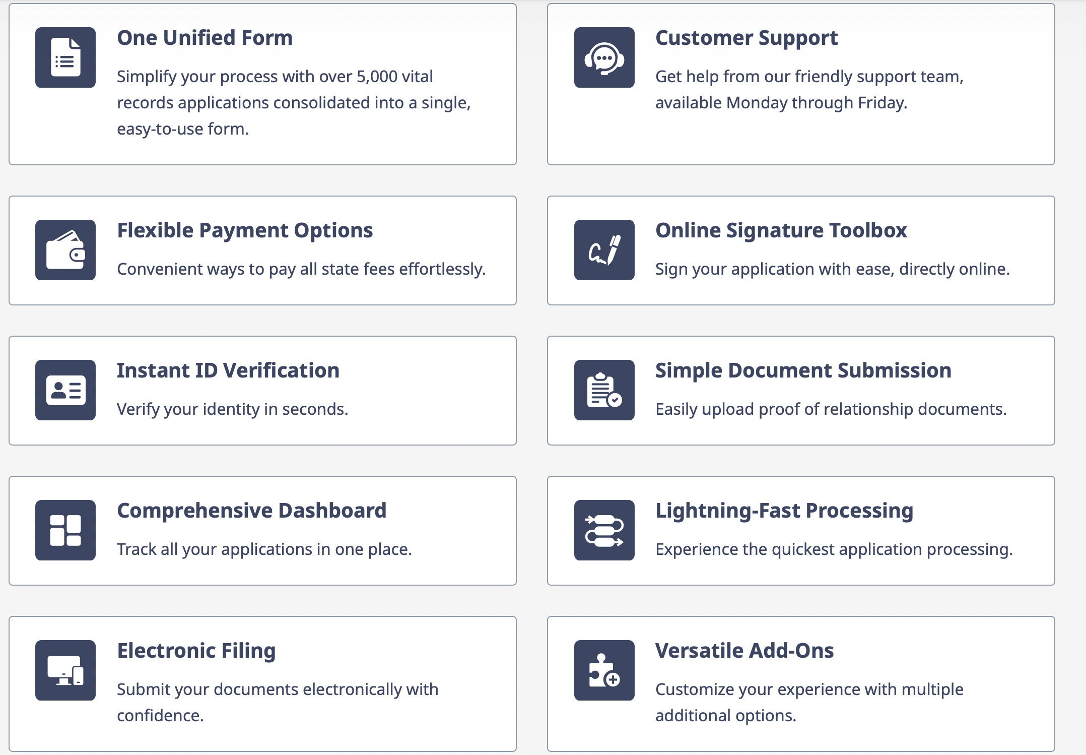 How it works features reference